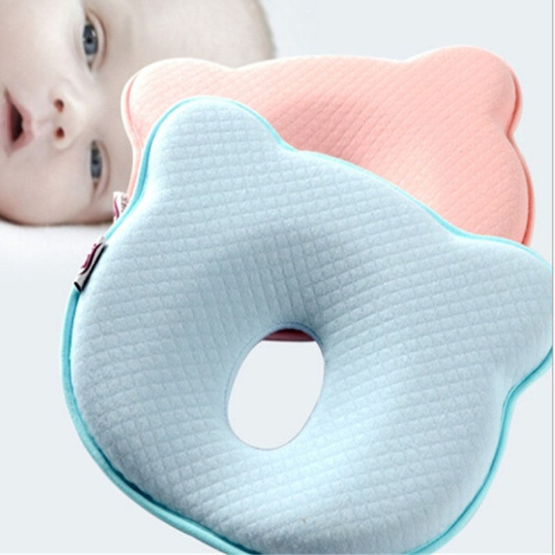 Anti Roll Memory Foam Baby Pillow-MamaToddler-Pink-Mama Toddler