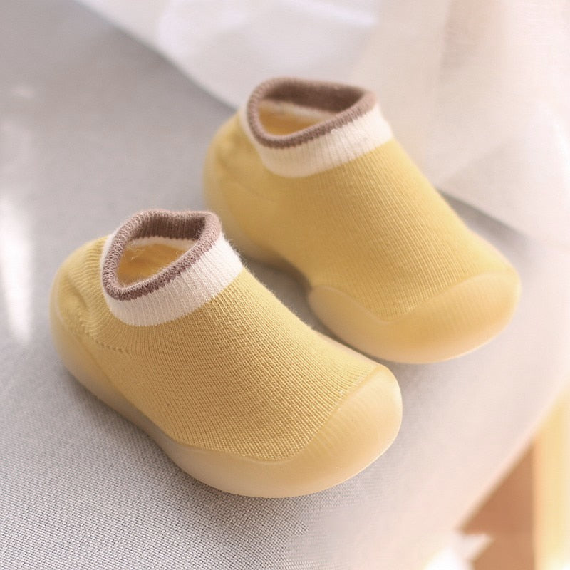 Baby Soft Sole Sock Shoes-MamaToddler-Brown-0-6 Months-Mama Toddler