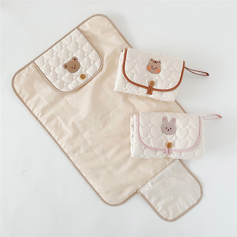 Foldable Baby Diaper Changing Waterproof Pad Mat-MamaToddler-Bear-Mama Toddler