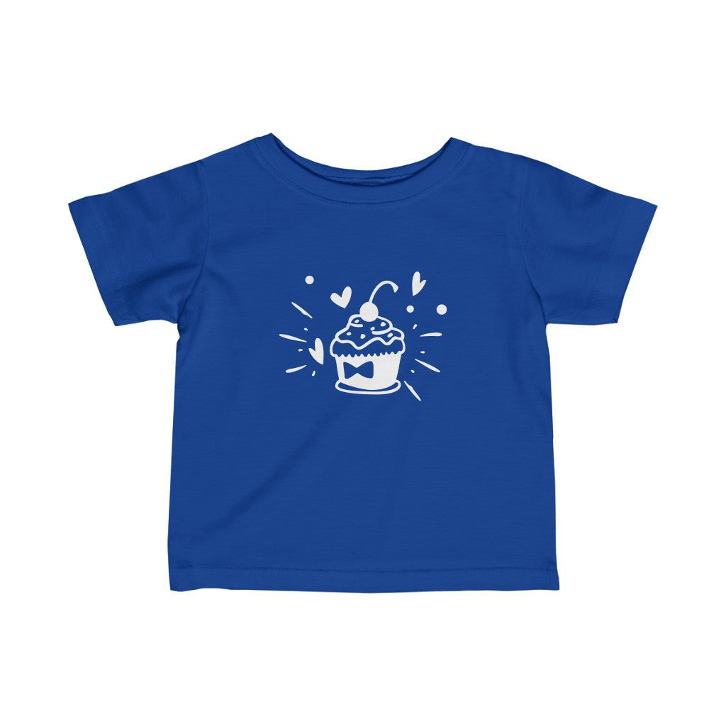 Kids - Cupcake T-Shirt-Kids clothes-Printify-Royal-6M-Mama Toddler