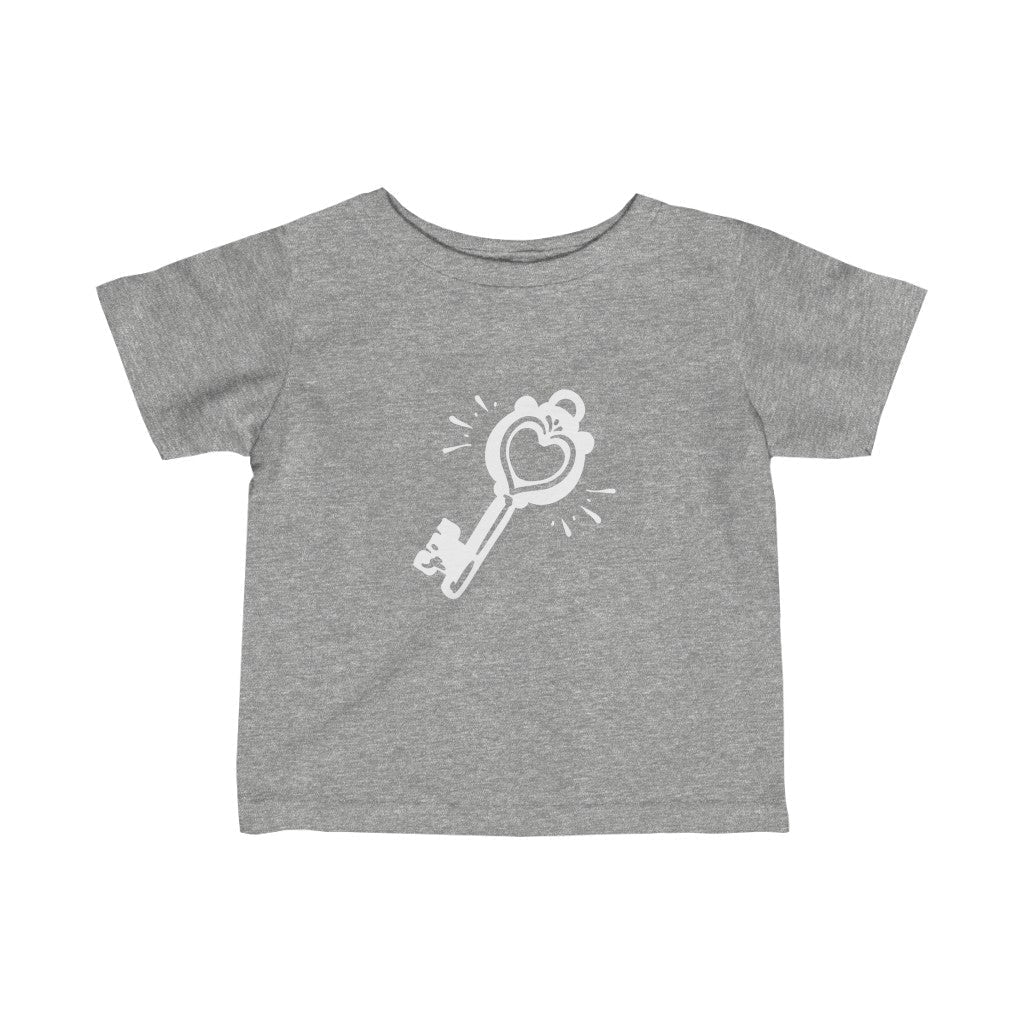 Kids - The Key T-Shirt-Kids clothes-Printify-Heather-6M-Mama Toddler