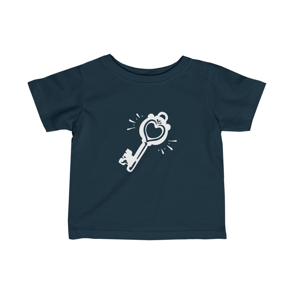Kids - The Key T-Shirt-Kids clothes-Printify-Navy-6M-Mama Toddler