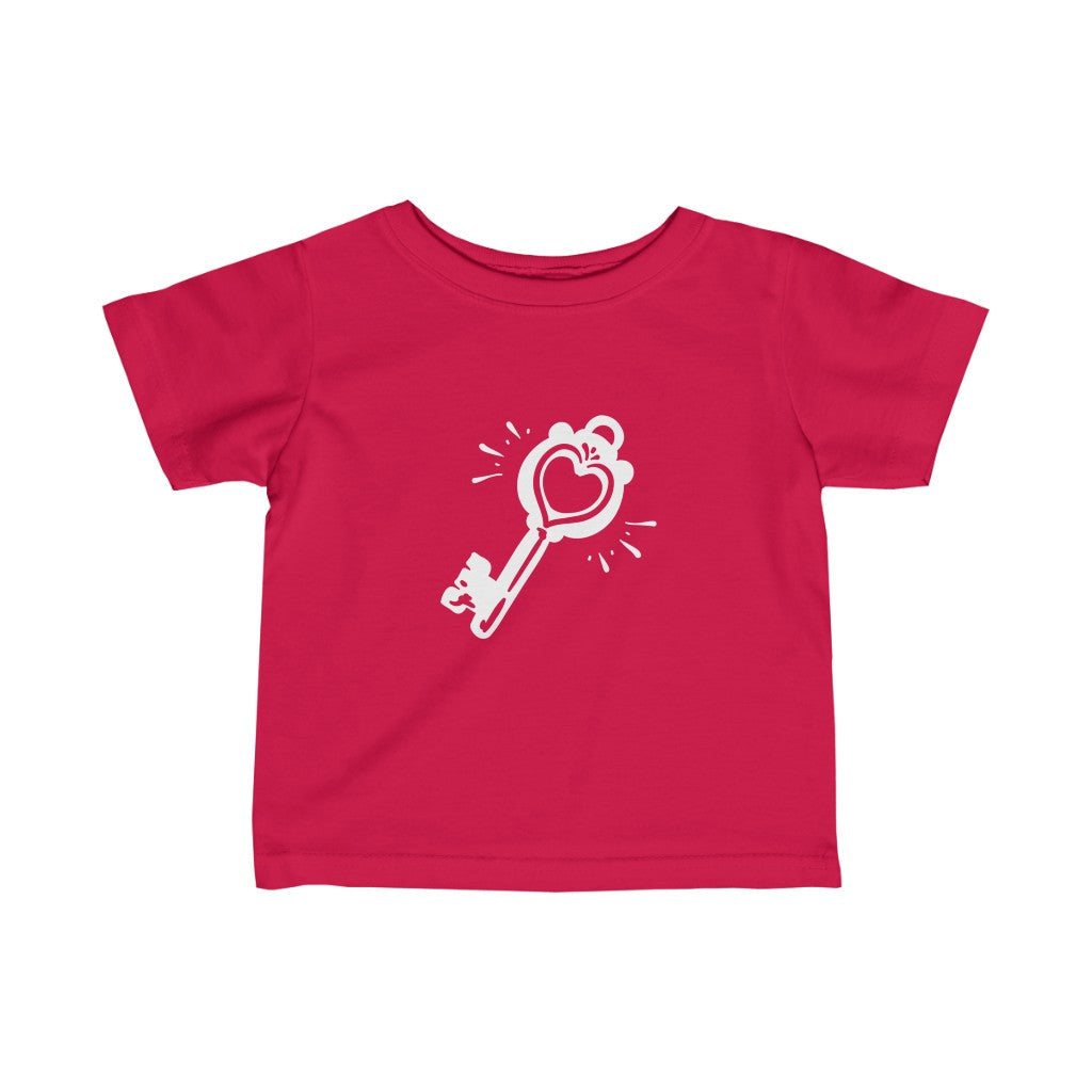 Kids - The Key T-Shirt-Kids clothes-Printify-Red-6M-Mama Toddler