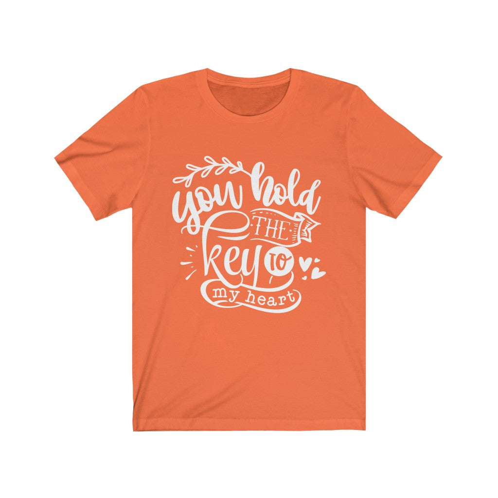Moms - You Hold The Key T-Shirt-T-Shirt-Printify-Orange-XS-Mama Toddler