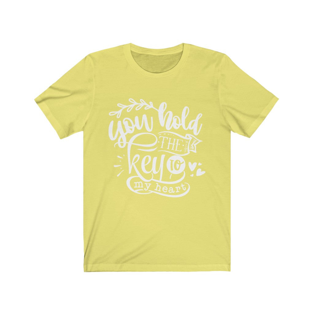 Moms - You Hold The Key T-Shirt-T-Shirt-Printify-Yellow-XS-Mama Toddler