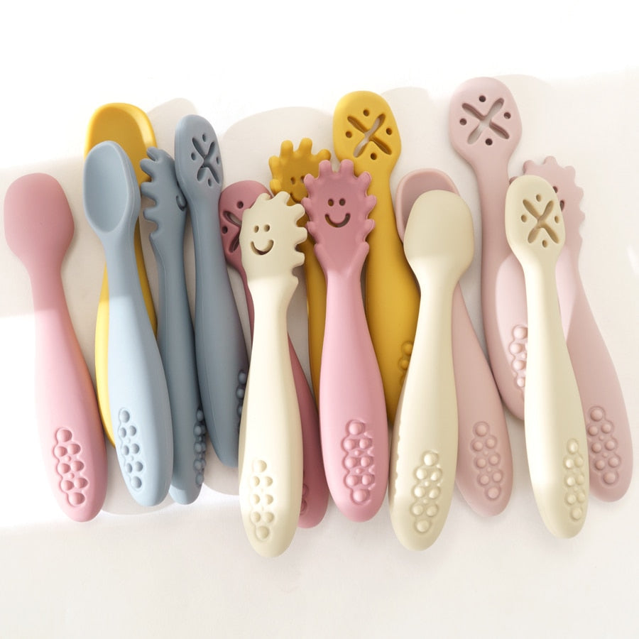 Toddlearn Learning Spoons - Set of 3-MamaToddler-Beach Sand-Mama Toddler