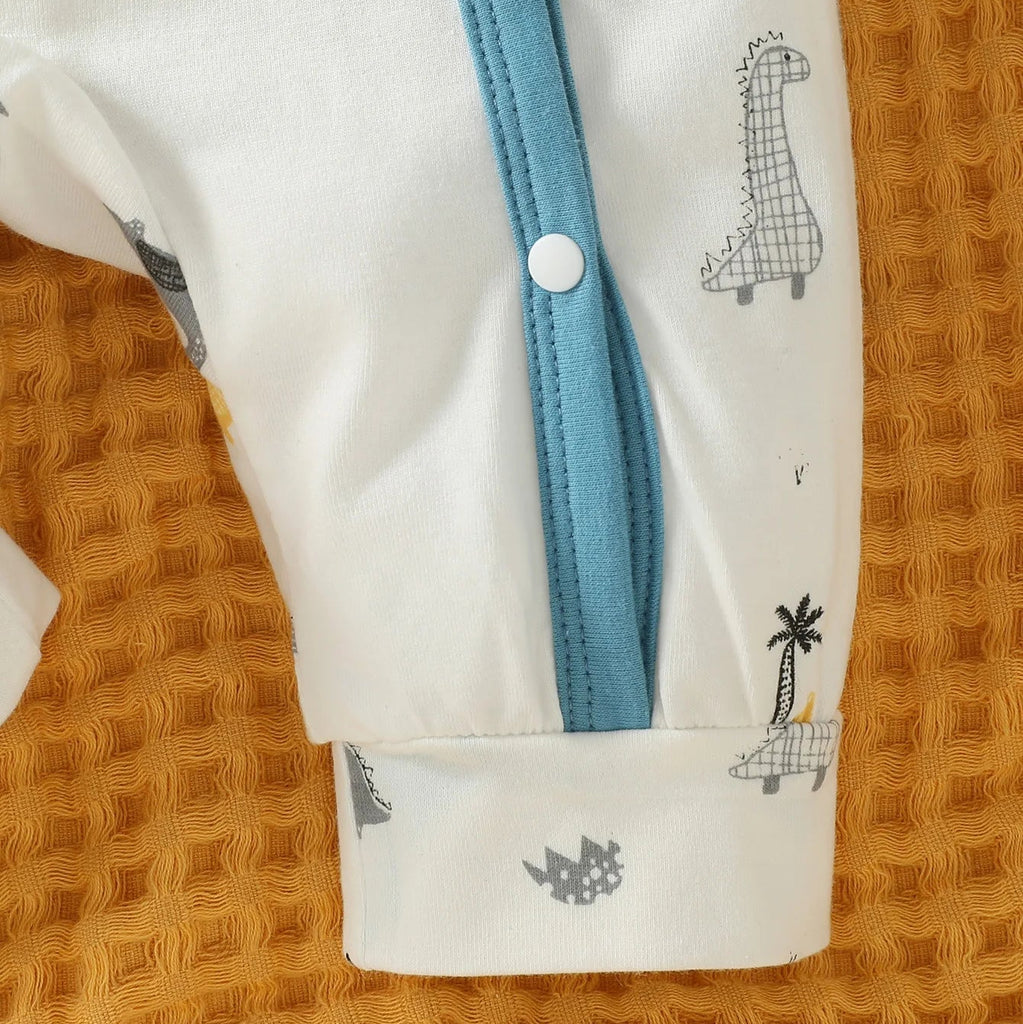 Adorable Animal Print 4 Pcs Baby Jumpsuit Set-MamaToddler-Elephant Love-3-6 Months-Mama Toddler