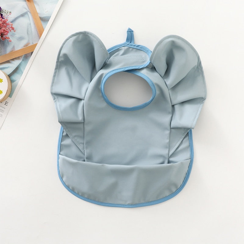 Angel Wings Baby Bibs-MamaToddler-Blue-One Size-Mama Toddler
