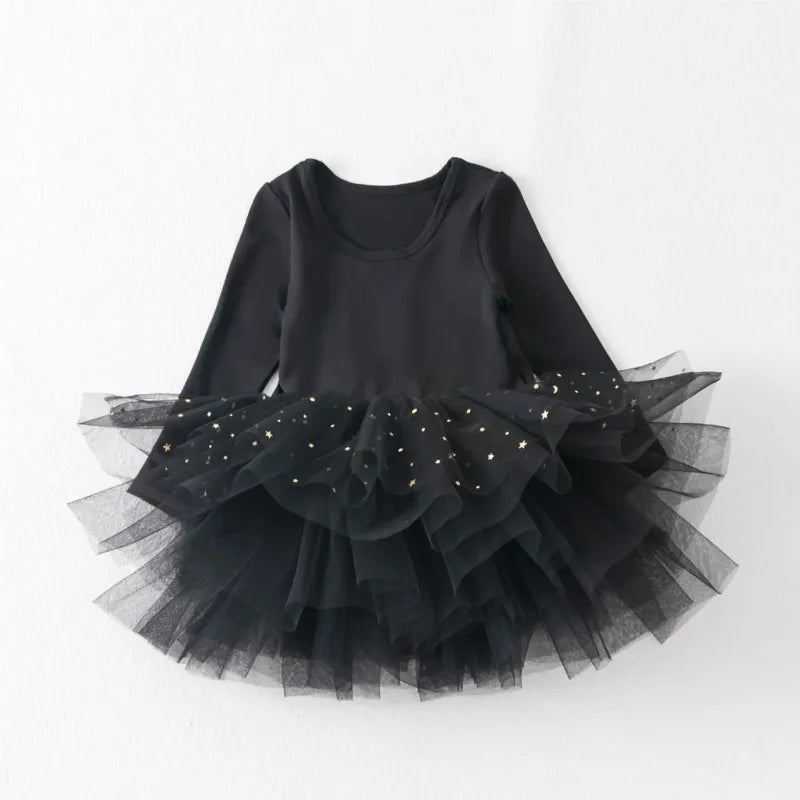 Baby Girl Princess Sequins Ballet Tutu Dress-MamaToddler-White-XS-Mama Toddler