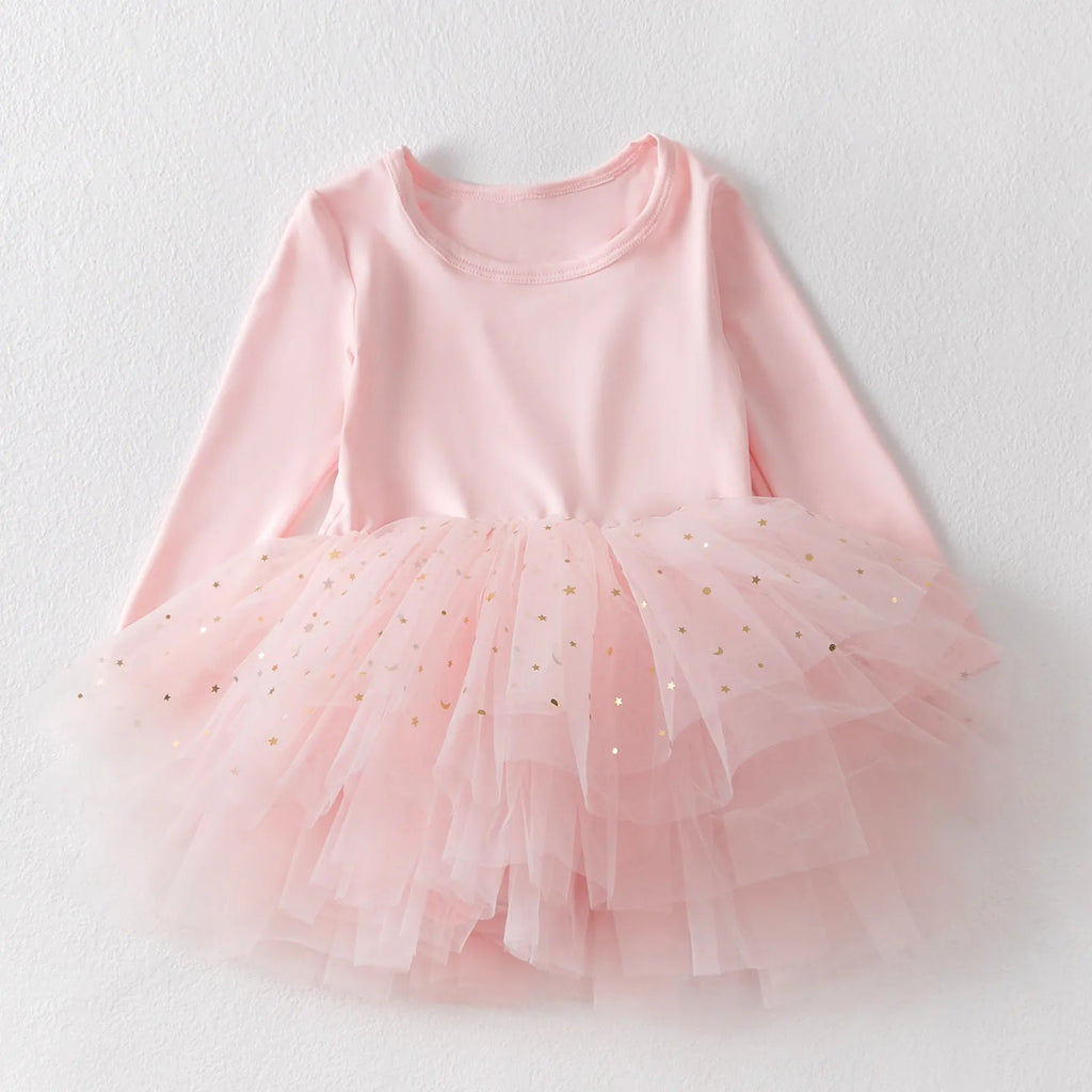 Baby Girl Princess Sequins Ballet Tutu Dress-MamaToddler-Pink-XS-Mama Toddler