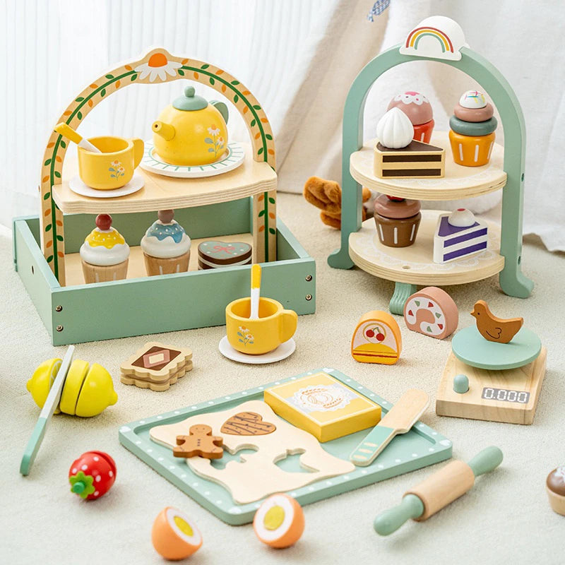 Kids Wooden Kitchen Playhouse-MamaToddler-Blender Set-Mama Toddler