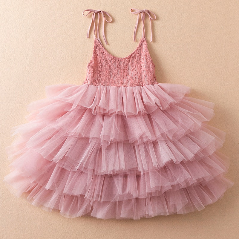 Little Princess Layered Dress-MamaToddler-Pink-3 Year Old-Mama Toddler