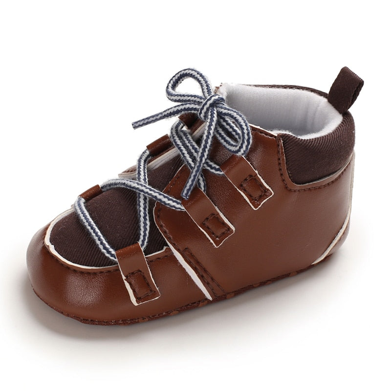 LittleAngel Soft Sole Non-Slip Baby Shoes-MamaToddler-Style 1 - White-0-6 Months-Mama Toddler