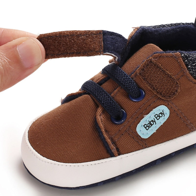 LittleAngel Soft Sole Non-Slip Baby Shoes-MamaToddler-Style 1 - White-0-6 Months-Mama Toddler