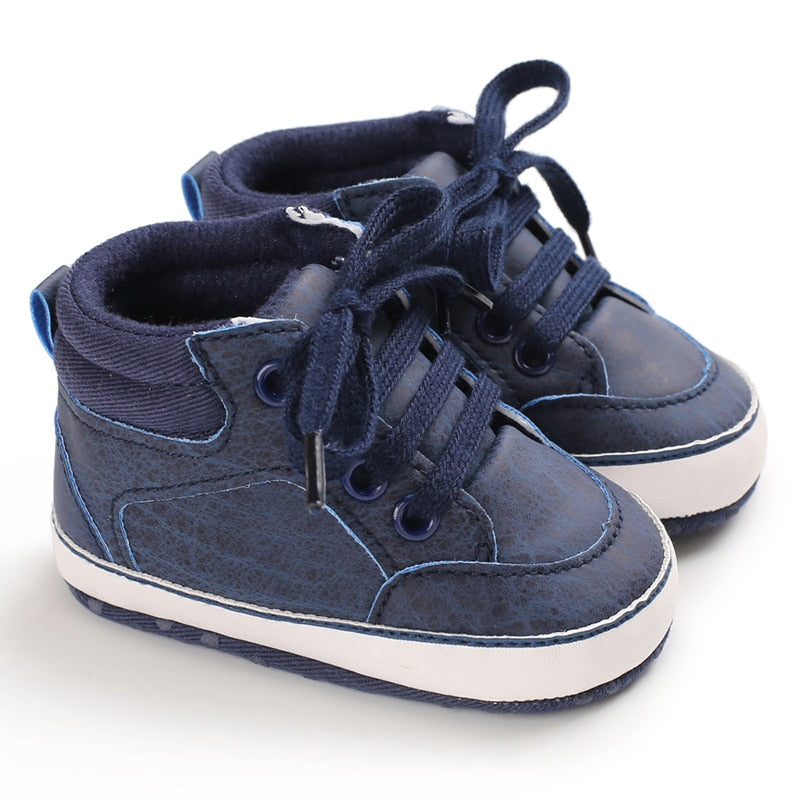 LittleAngel Soft Sole Non-Slip Baby Shoes-MamaToddler-Style 5 - Blue-0-6 Months-Mama Toddler