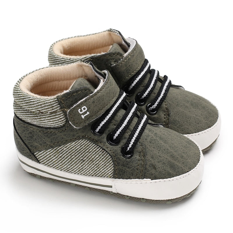 LittleAngel Soft Sole Non-Slip Baby Shoes-MamaToddler-Style 7 - Green-0-6 Months-Mama Toddler