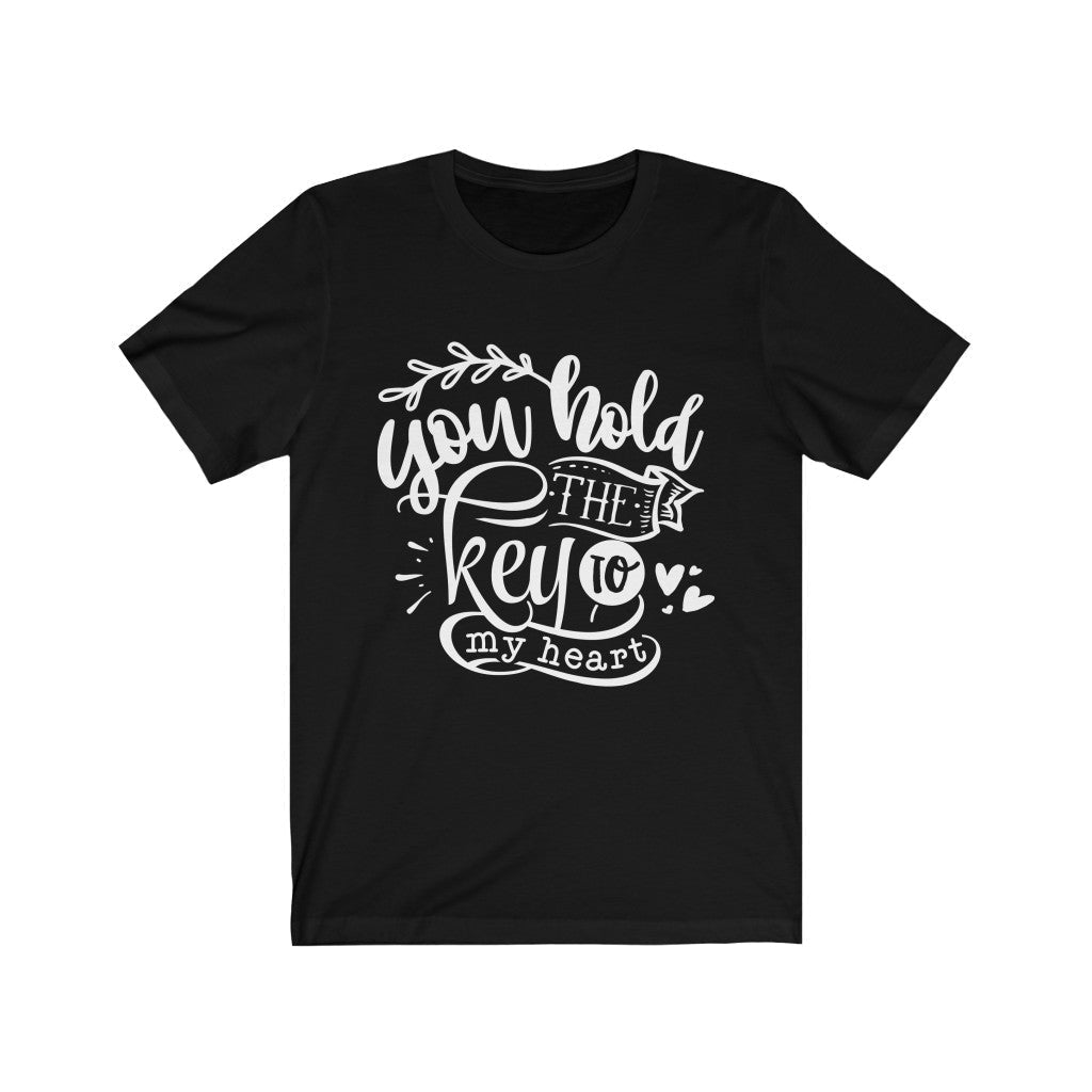 Moms - You Hold The Key T-Shirt-T-Shirt-Printify-Black-XS-Mama Toddler