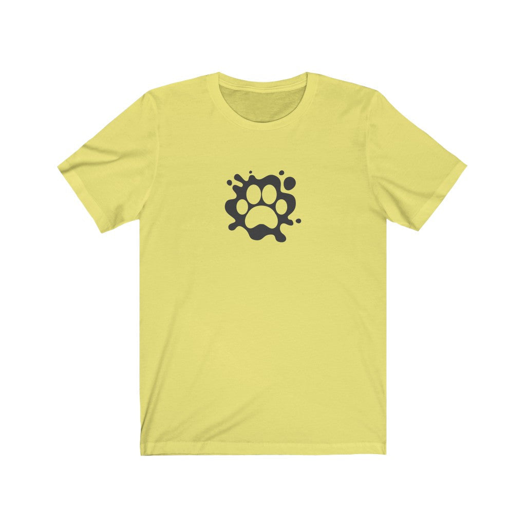 Paw Splash T-Shirt-T-Shirt-Printify-Yellow-S-Mama Toddler