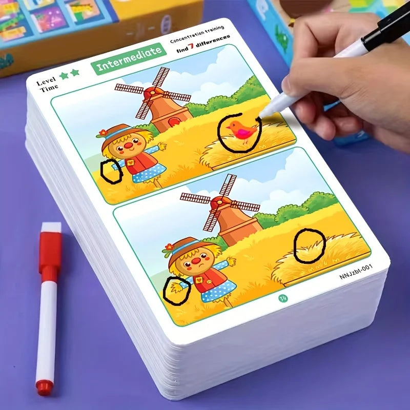 Interactive “Spot the Difference” Training Cards-MamaToddler-Beginner-Mama Toddler