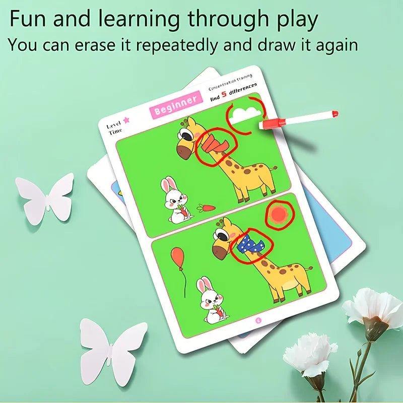 Interactive “Spot the Difference” Training Cards-MamaToddler-Beginner-Mama Toddler