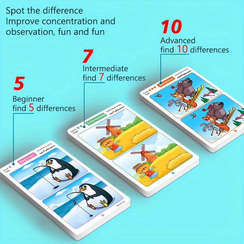 Interactive “Spot the Difference” Training Cards-MamaToddler-Beginner-Mama Toddler