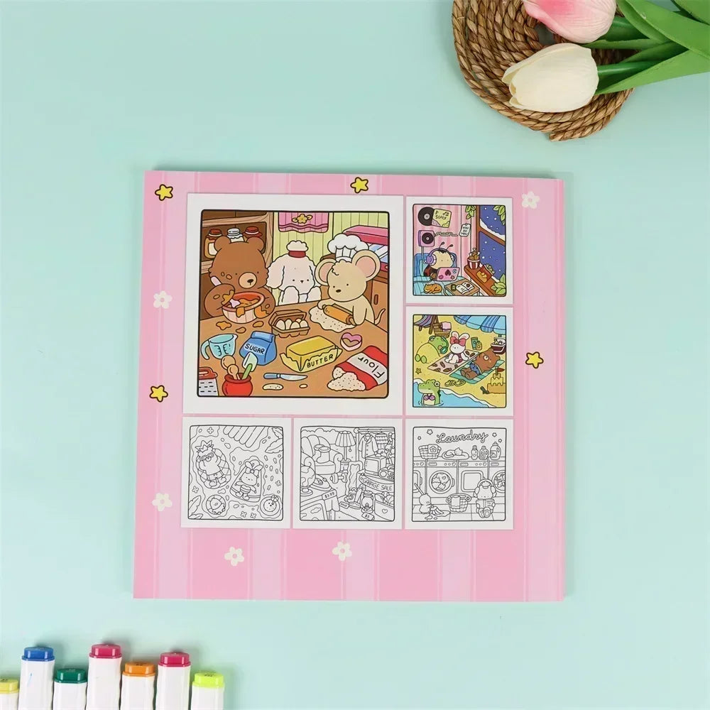 Cute & Comfy Coloring Books-MamaToddler-Little Corner-Mama Toddler