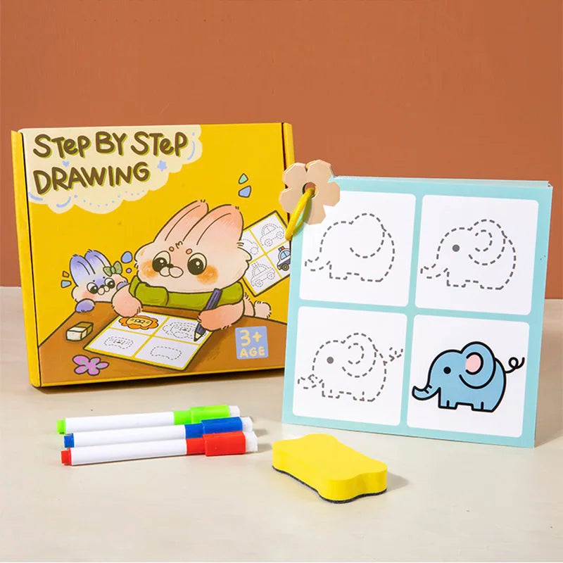 Step By Step Drawing Training Educational Set – MamaToddler