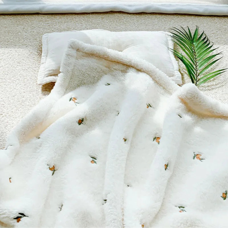 Soft Fleece Flannel Baby Blanket-MamaToddler-Olives-125x90 CM-Mama Toddler