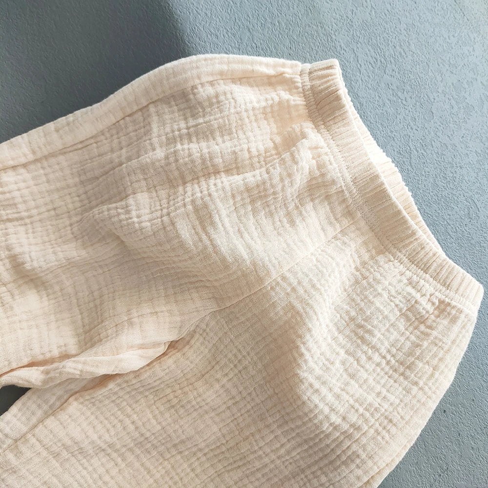 Summer Cotton Linen Kids Pants-MamaToddler-Yellow-2 Years-Mama Toddler