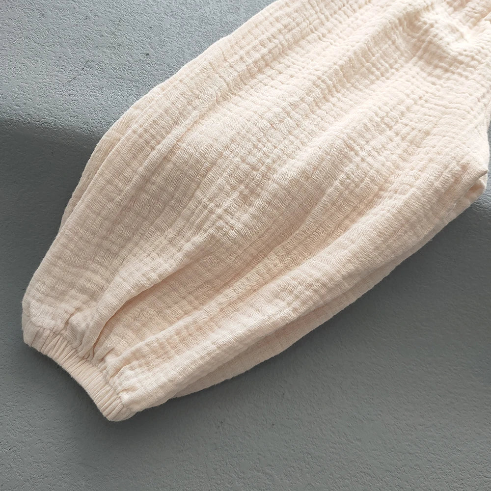 Summer Cotton Linen Kids Pants-MamaToddler-Yellow-2 Years-Mama Toddler